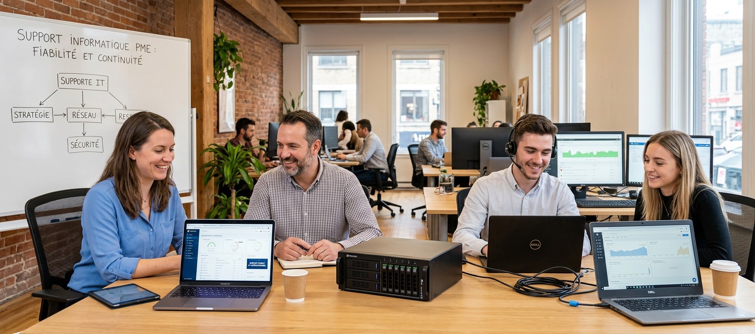 Support informatique PME : organiser un service fiable et toujours opérationnel